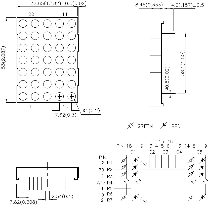תצוגות לדים לאלקטרוניקה
